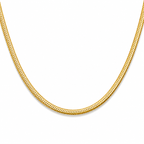 Gold Plated Thin Snake Chain Necklace for Women